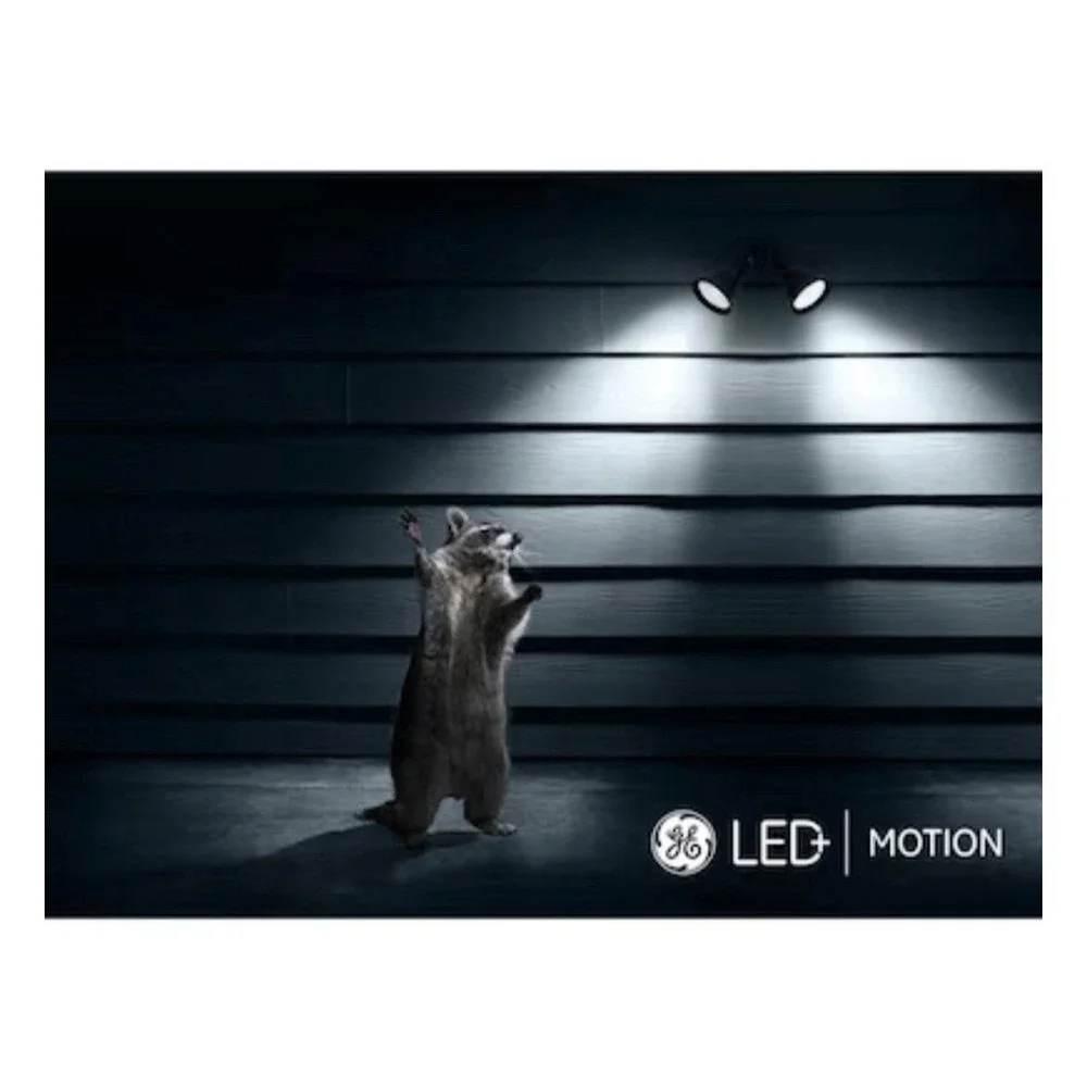 GE LED+ Outdoor Flood light 250W White Linkable Motion outdoor LED lighting